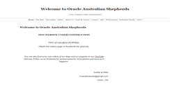 Desktop Screenshot of oracleaussies.com
